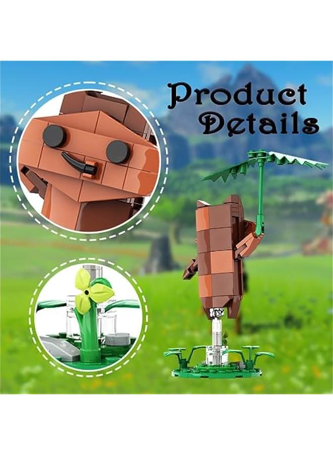 Loquat Korok Building Sets for Adults Kids, Yahaha Figure Game Player Collection Creative Building Blocks Model Toy,Unique BOTW Hestu Cute Merch Building Kit Decorations Toys Gifts(86PCS) - Image 2