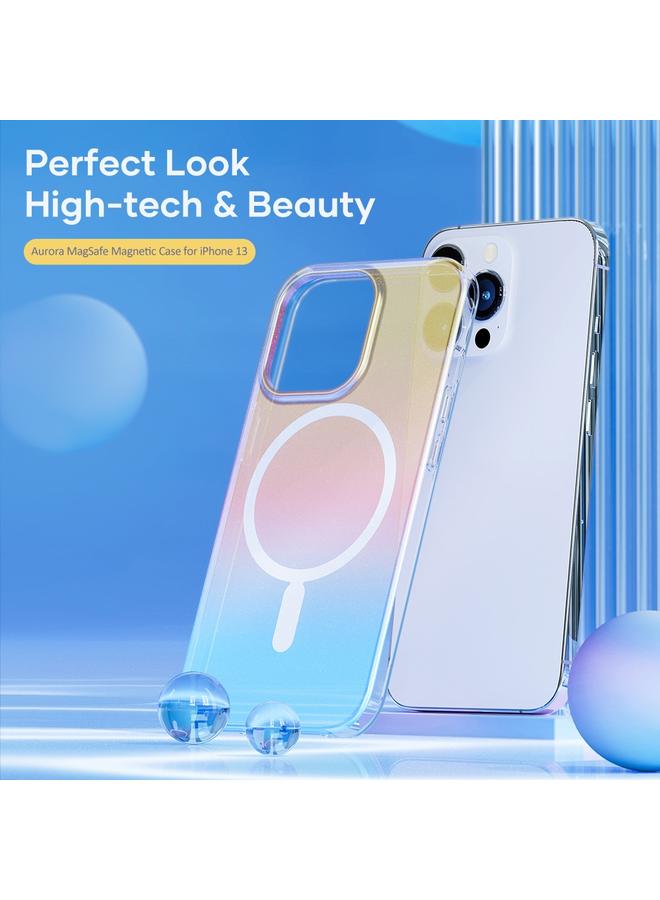 روك جراب هاتف iPhone 13 Pro مغناطيسي من مادة TPU + PET واقٍ من مادة Aurora - Image 2