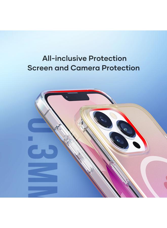 روك جراب هاتف iPhone 13 Pro مغناطيسي من مادة TPU + PET واقٍ من مادة Aurora - Image 3