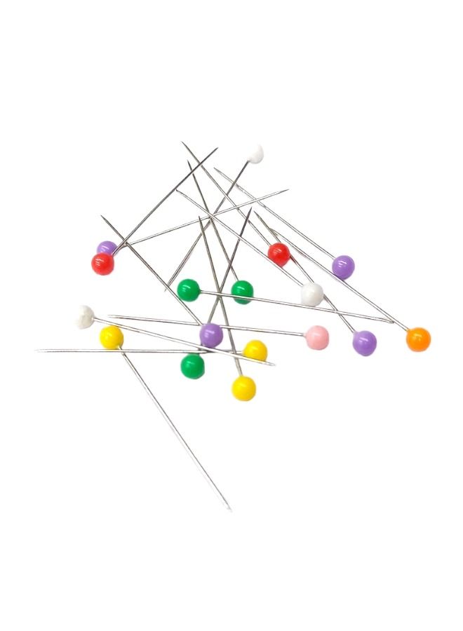 Hemline 75-Pieces Pearl Head Pins Nickel Plated Steel General Purpose 38 Millimeter Long 0.65 Millimeter Shaft - Image 2