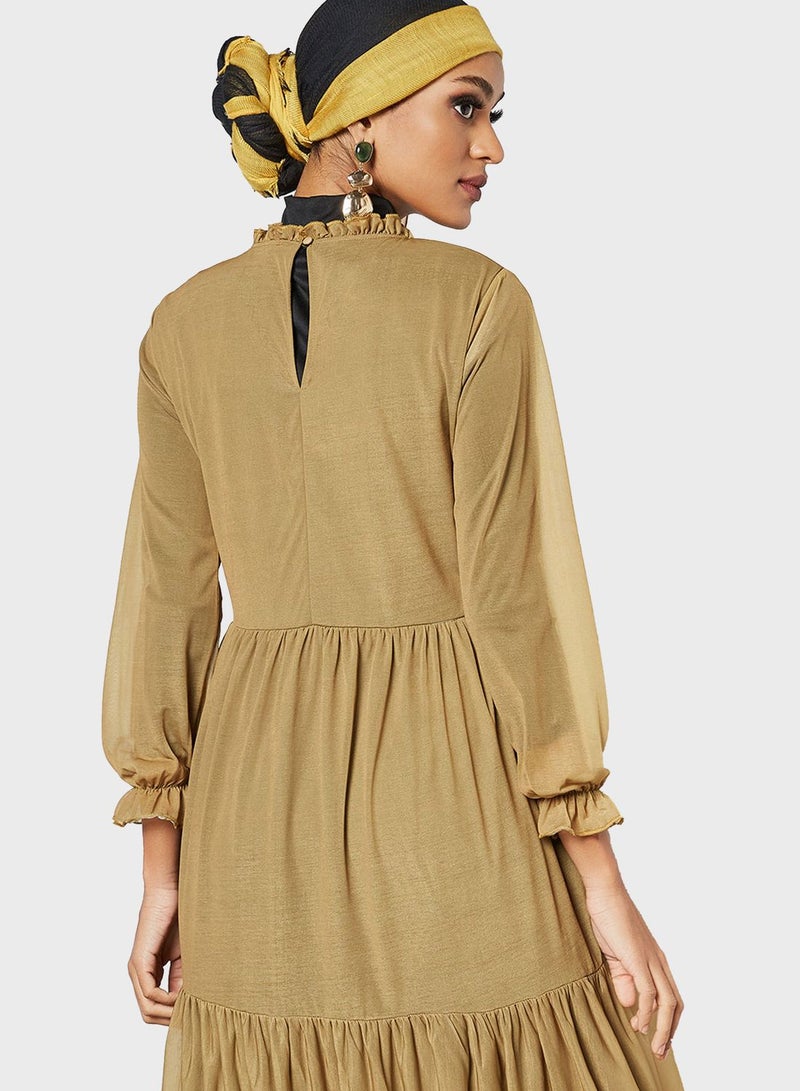 SIVVI for HANIYA Tiered Maxi Dress - Image 4