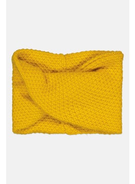 Cool Club Toddlers Girl Textured Scarf 23 D cm, Mustard  - Image 1