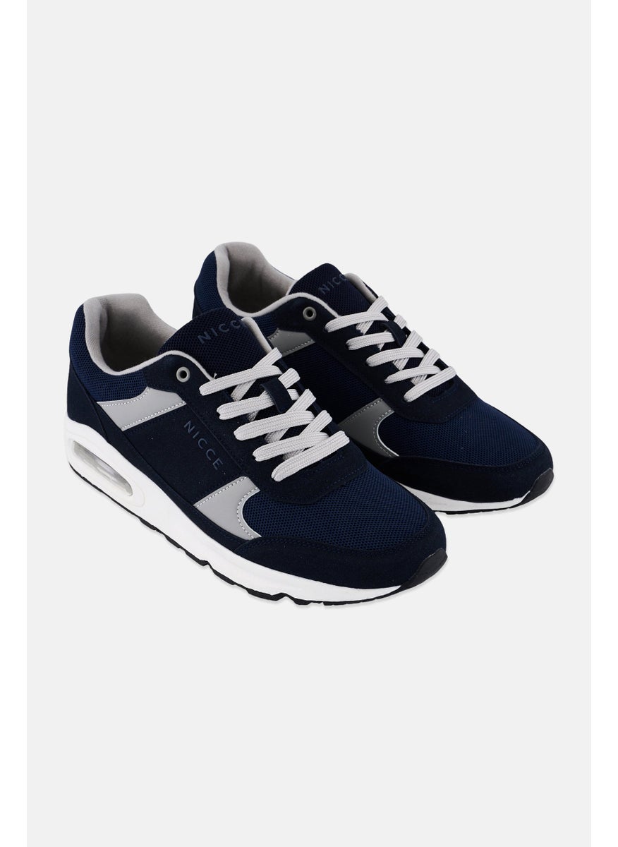 Nicce - Men Pavani Lace Up Training Shoes, Navy - Image 1