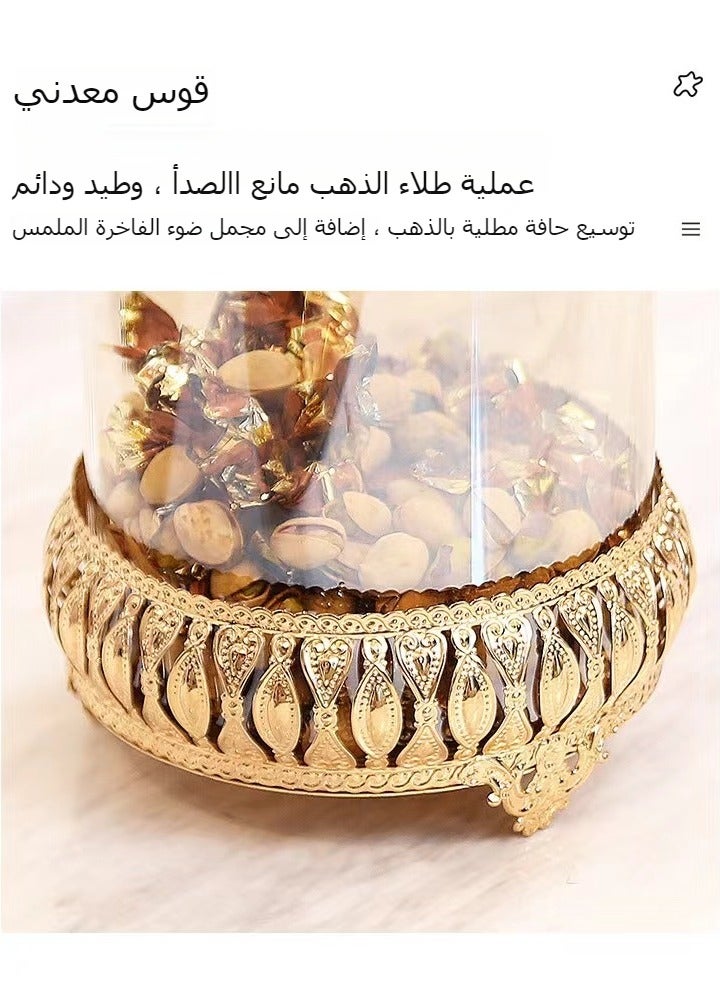 China Made ROYALGLEAM Crystal Series European Coffee Table Candy Storage Jar - Image 5