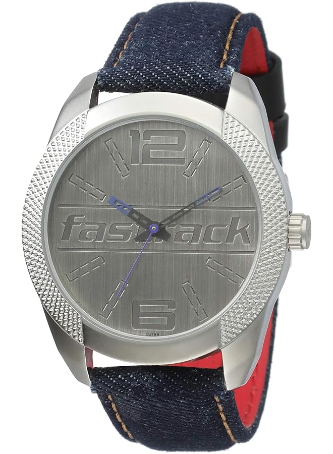 فاستراك ساعة رجالية رمادية أنالوج 3187Sl02 - Image 1