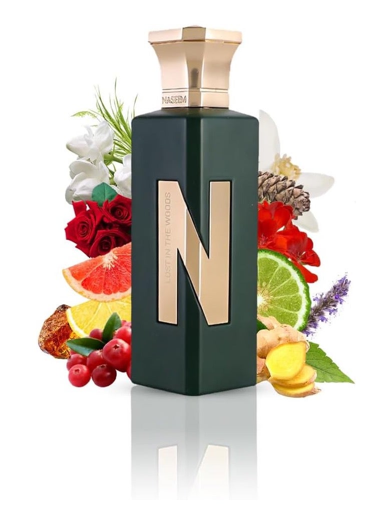 Naseem Lost in the Woods Aqua Perfume 75 ml - Subtle Eau De Parfum for Men & Women - Long Lasting Non Alcoholic Fragrance - Refreshing Citrus, Floral & Sandalwood Scent - Image 1