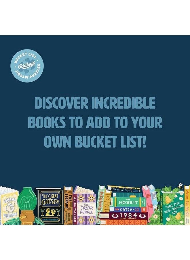 Ridley's 50 Must Read Books Bucket List 1000 Piece Puzzle  - Image 4