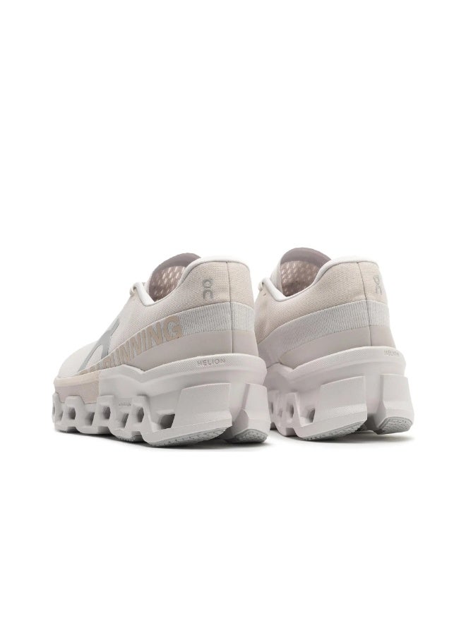 On Cloudmonster 2 Comfort Mesh Cushioning Anti-Slip Low-Top Running Shoes (Beige) - Image 3
