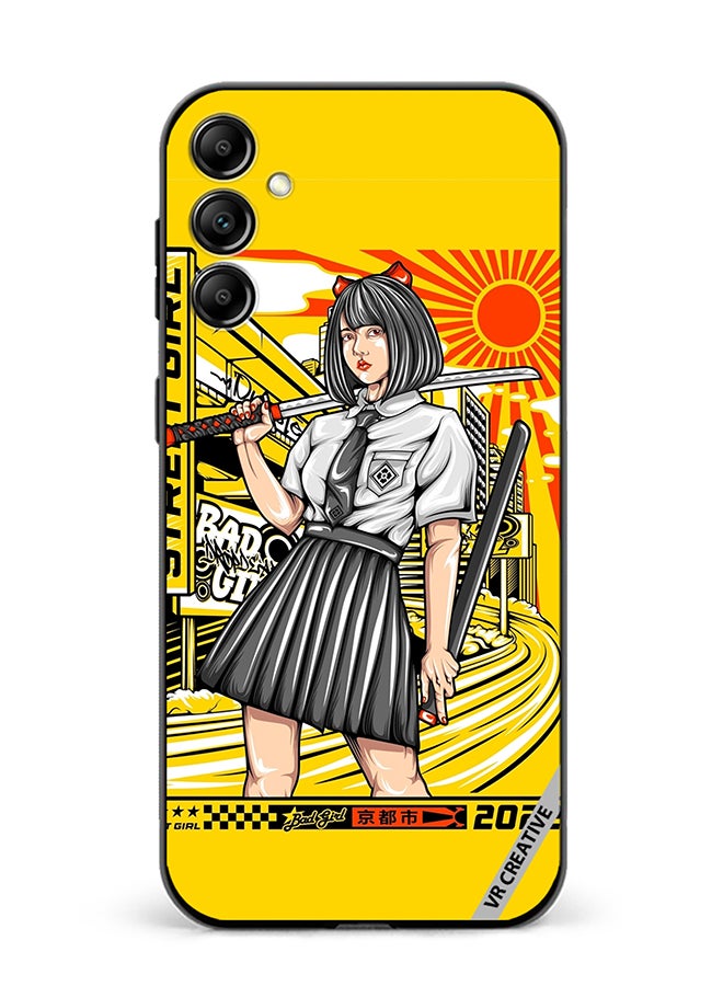 VR CREATIVE Protective Case Cover For Samsung Galaxy A55 Samurai School Girl Design Multicolour - Image 1