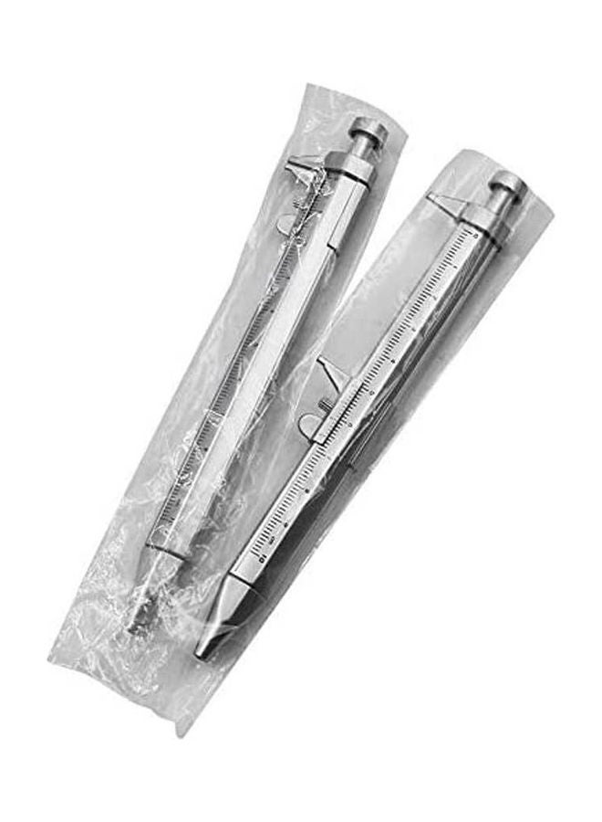 NIBEMINENT 3Pc New Multifunction Gel Ink Pen Vernier Caliper Roller Ball Stationery Ball-Point Black - Image 2