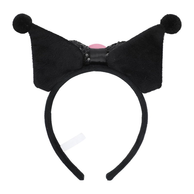Bioworld Kuromi Soft Plush Fabric Cosplay Headband - Image 4