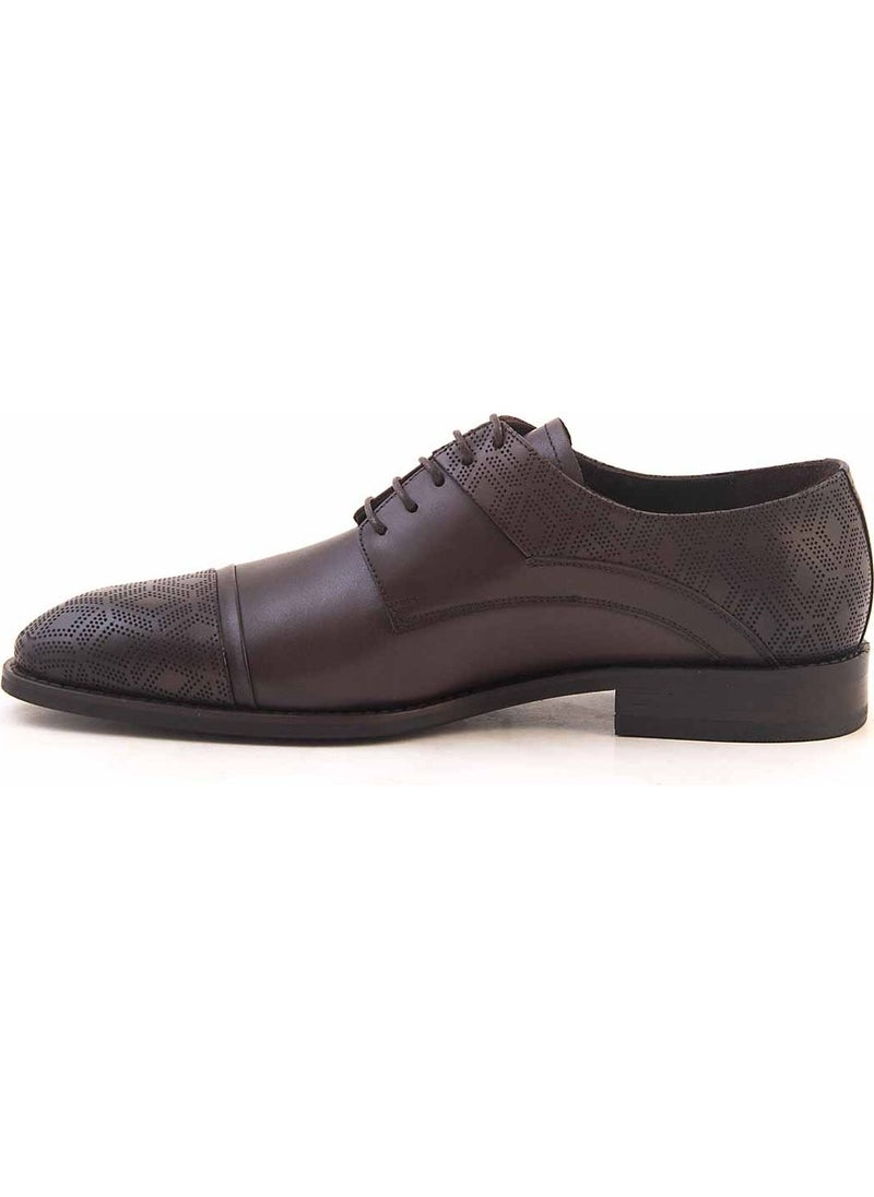 Kemal Tanca Gold Leather Laced Men's Classic Shoes 6350-20  - Image 2