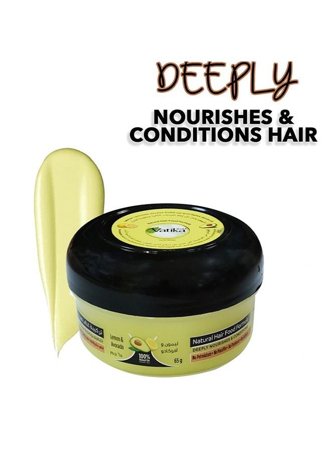 Vatika Naturals - Vatika Naturals Hair Food Formula| Deeply Nourish and Condition Hair with Lemon & Avocado - 65g - Image 1