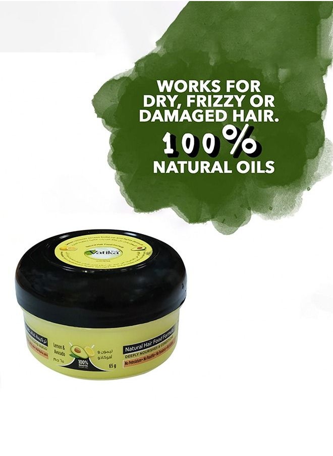 Vatika Naturals - Vatika Naturals Hair Food Formula| Deeply Nourish and Condition Hair with Lemon & Avocado - 65g - Image 1