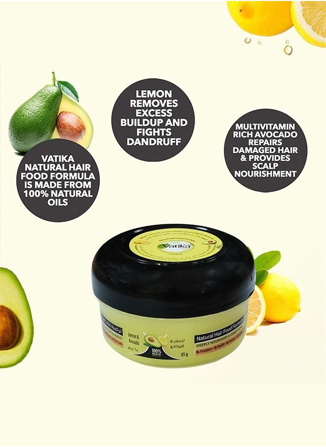 Vatika Naturals - Vatika Naturals Hair Food Formula| Deeply Nourish and Condition Hair with Lemon & Avocado - 65g - Image 1