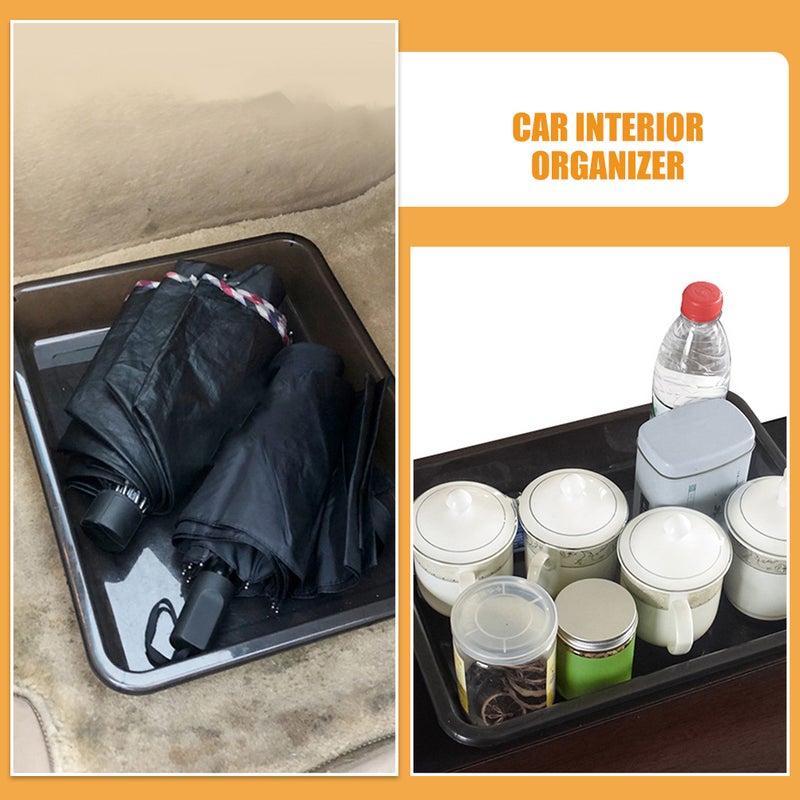 Car Front Under Seat Storage Box Underseat Storage Tray Hidden Organizers Truck Tool Box Organizer For Truck Black - Image 5