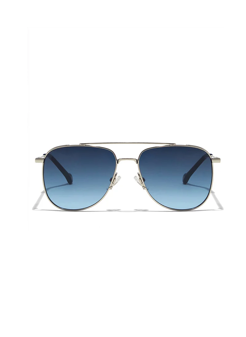 30Sundays Legacy,Men Sunglasses, Aviator Sunglasses, UV Protection: UV400 (Silver,Blue)
