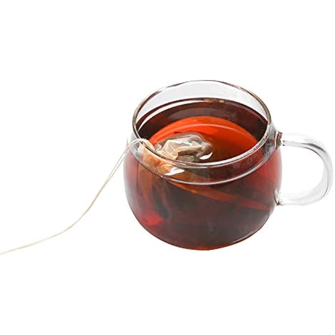 Tinkee Tea Filter Bags Safe And Natural Material Disposable Tea Infuser Empty Tea Bag With Drawstring For Loose Leaf Tea Set Of 100315 X 394 Inch  White - Image 5