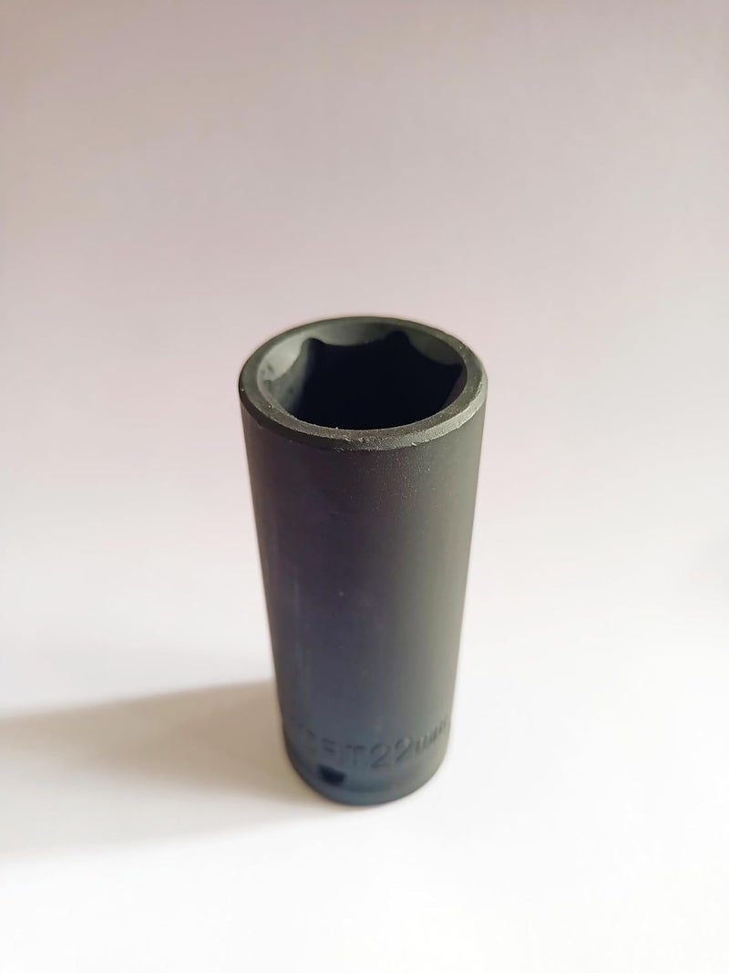 4 MECH 22mm Impact Socket 12 Drive Heavy Duty Impact Long Socket HEX Socket - Image 5