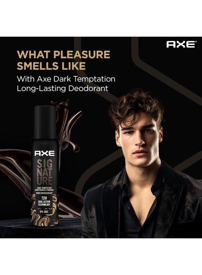 AXE SIGNATURE DARK TEMPTATION BODY Deodorant, 122 ML - Image 3