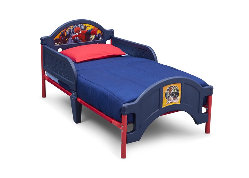 Delta Children Plastic Toddler Bed, Marvel Spider Man - Image 1