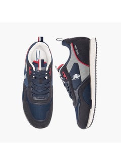 U.S. Polo Assn. Men's Logo Detail Sneakers with Lace-Up Closure  - Image 1