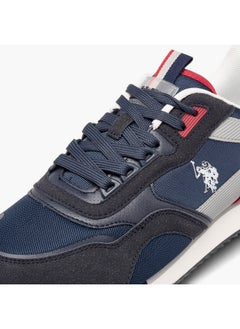 U.S. Polo Assn. Men's Logo Detail Sneakers with Lace-Up Closure  - Image 4
