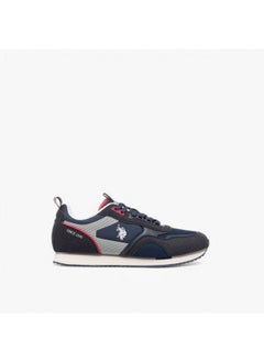 U.S. Polo Assn. Men's Logo Detail Sneakers with Lace-Up Closure  - Image 3