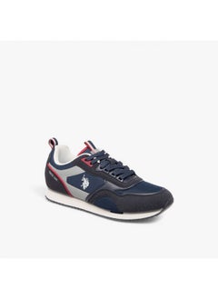 U.S. Polo Assn. Men's Logo Detail Sneakers with Lace-Up Closure  - Image 2