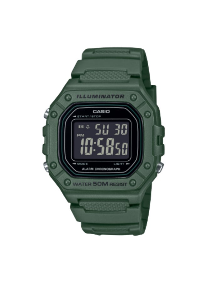 CASIO DIGITAL MEN WATCH W-218H-3BVDF