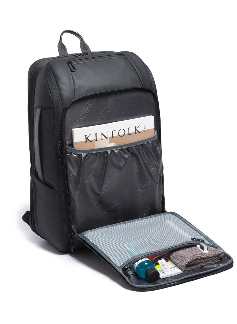 بانجي حقائب ظهر للسفر من BANGE، حقيبة ظهر للحمل في عطلة نهاية الأسبوع مقاومة للماء للرجال، حقيبة كمبيوتر محمول للأعمال مقاس 15.6 بوصة - Image 2