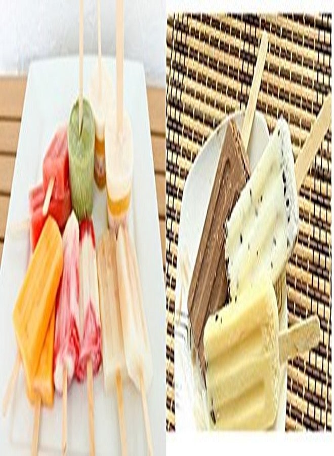 Karlash Craft Sticks Ice Cream Sticks Natural Wood Popsicle Craft Sticks 4.5 inch Length Treat Sticks Ice Pop Sticks for DIY Crafts (Pack of 1000) - Image 4
