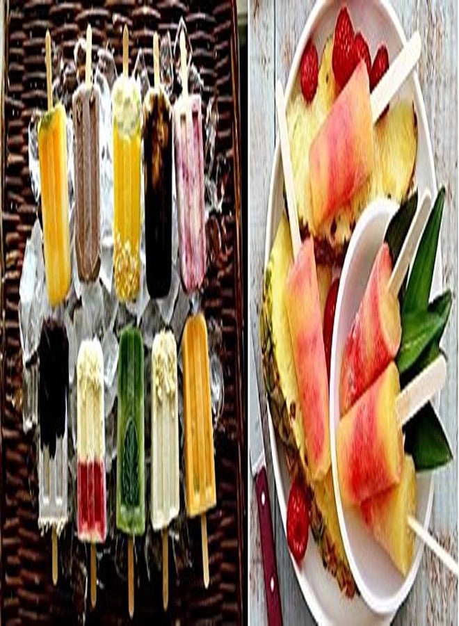 Karlash Craft Sticks Ice Cream Sticks Natural Wood Popsicle Craft Sticks 4.5 inch Length Treat Sticks Ice Pop Sticks for DIY Crafts (Pack of 1000) - Image 3