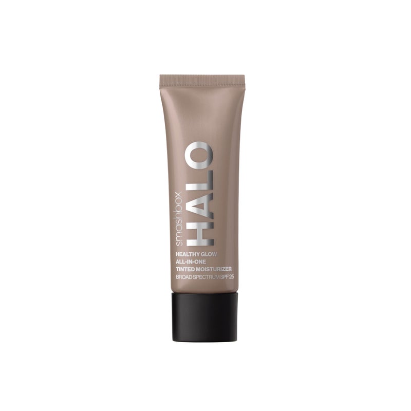 Smashbox Halo Healthy Glow All-In-One Tinted Moisturizer SPF 25 | Hydrating, Long Wearing, Tinted Moisturizer with SPF | Hyaluronic Acid, Mini, 0.41 Fl Oz, Light Neutral - Image 1