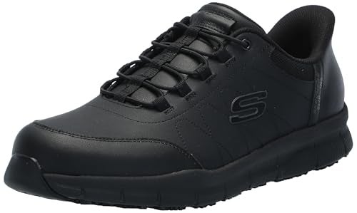 SKECHERS Men's Hands Free Slip Ins Nampa Bungee Athletic SR Black - Image 1