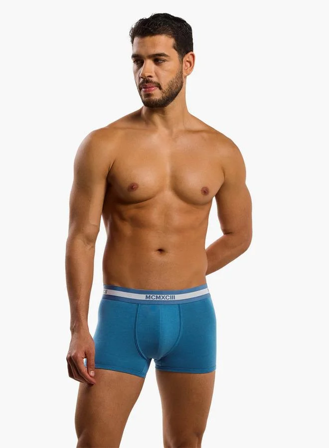 سبلاش فيڤ Men Printed Waist Hipster Trunks - Pack of 3