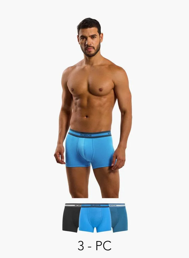 سبلاش فيڤ Men Printed Waist Hipster Trunks - Pack of 3