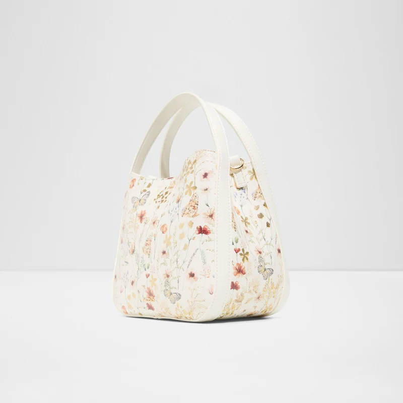 الدو AURALILY Floral Printed Handheld Bag
