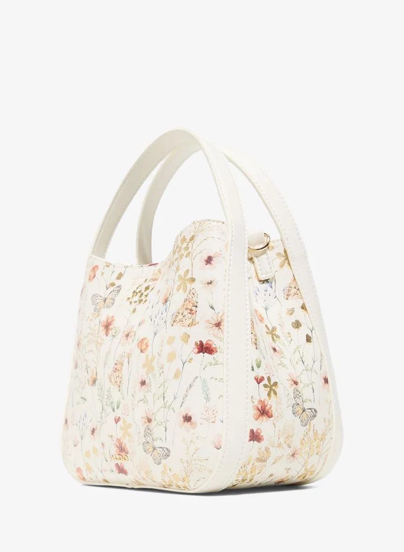 الدو AURALILY Floral Printed Handheld Bag
