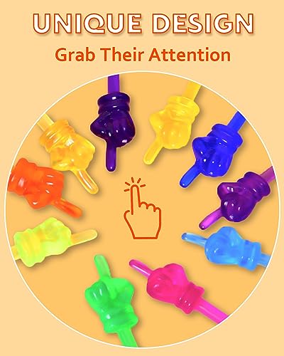 Dumero 10pcs Finger Pointer for Classroom, Reading Pointers for Kids, Hand Pointing Stick, Teaching Finger Class Pointer for Teachers, Classroom Teacher Must Haves Supplies Essentials - Image 2