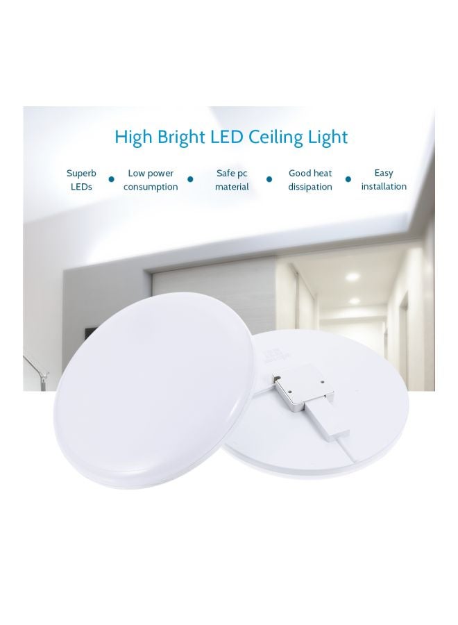 LED Round Ceiling Light White 0.103kg - Image 3