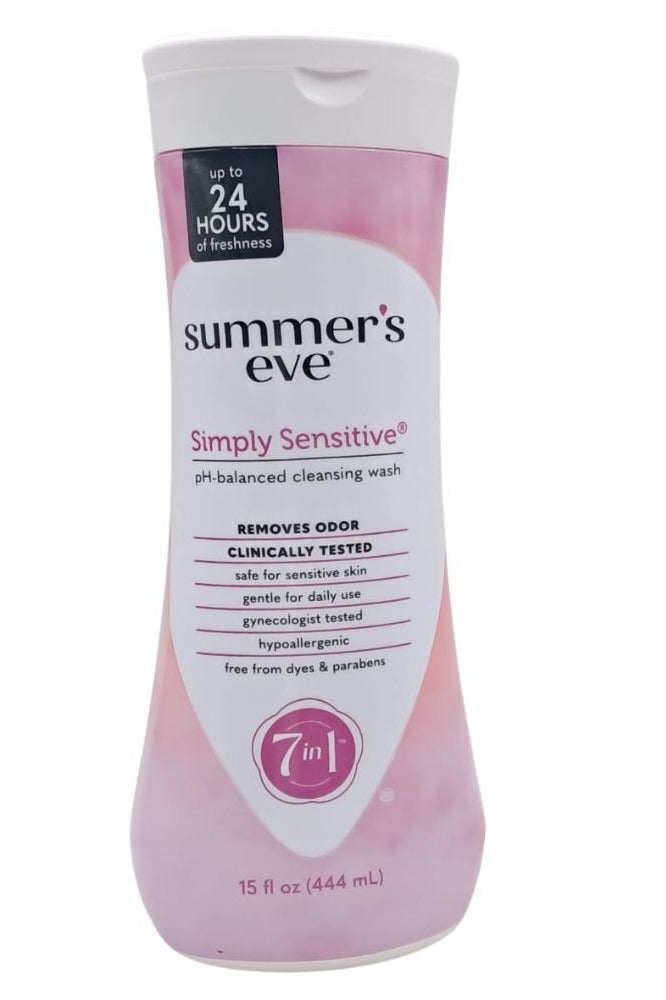 Summer'S Eve Simply Sensitive Cleansing Wash 444Ml