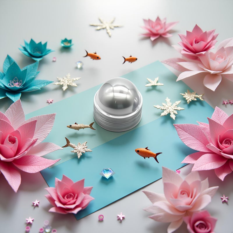 Dwuww 50 Pcs 9cm Plastic Shaker Domes Round Shaker Covers 3D Dimensional Domes Paper Crafting Shakers Shaker Card Supplies for Card Making Scrapbooking Embellishments - Image 5