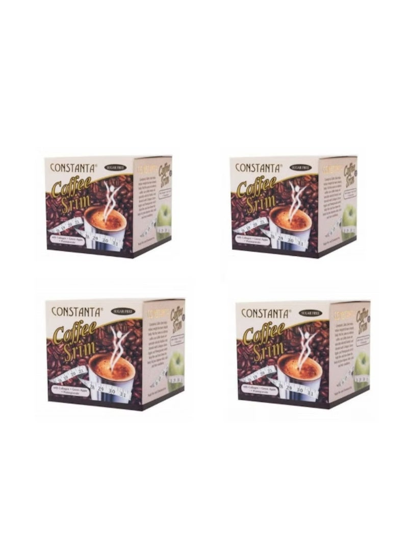 Coffee Srim Sugar-Free With Green Apple Pack Of 4