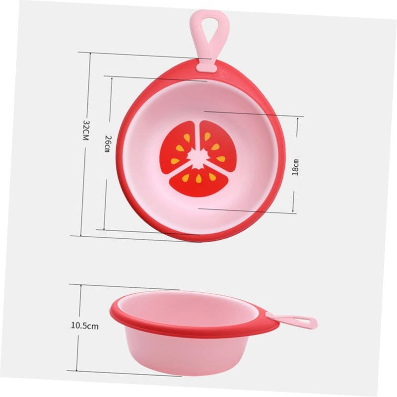 Multipurpose Portable Baby Bath Tub Bright Colors Fruit Shape Wash Basin For Newborns - Image 3