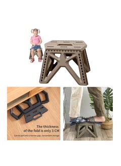 SEVIA Sevia Folding Step Stool Strong Heavy Duty Skid Resistant Stool for Camping for Mountain Climbing Camping Barbecues Fishing Athletic Meets Long Trips Gardens  - Image 5