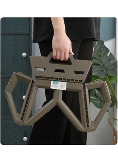 SEVIA Sevia Folding Step Stool Strong Heavy Duty Skid Resistant Stool for Camping for Mountain Climbing Camping Barbecues Fishing Athletic Meets Long Trips Gardens  - Image 4