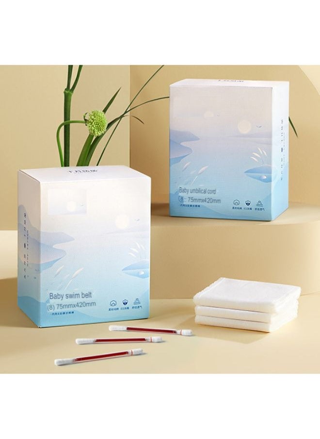 Be a better mom Disposable Iodophor Swabs Outdoor Supplies Medical Cotton Swabs Iodine Individually Packaged Cotton Swabs Iodine Swabs for Wound Treatment Refreshing Breathable Single Layer 75mmx420m  - Image 1