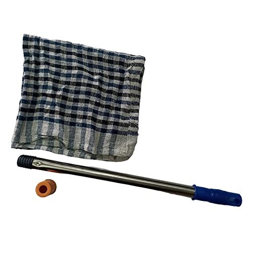 Nimbose® Jhatakni Dusting Cloth with Handle for Cleaning Home, Office Furniture, with Removable Cotton Dry Cleaning Duster Cloth & Handy Stick (Multicolor, Pack of 2) - Image 5