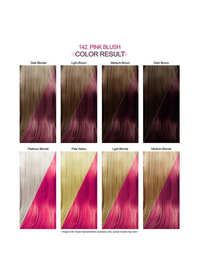 Adore Semi Permanent Hair Color Vegan And Crueltyfree Hair Dye 4 Fl Oz 142 Pink Blush (Pack Of 1)  - Image 4